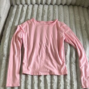 Pink Long Sleeve Top